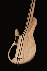 Cort A5PLUSSCAOP Artisan Series A5 Plus SC Bass Guitar. Amber Open Pore