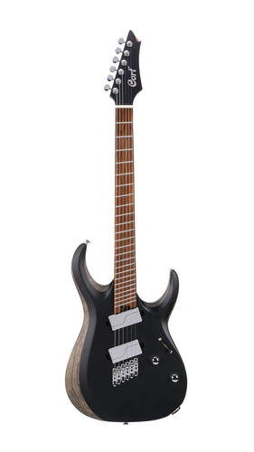 Cort X700MUTILITY X Series Double Cutaway Electric Guitar. Black Satin