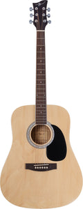Jay Turser JJ45F-N-A Jay Jr Series 3/4 Size Dreadnought Acoustic Guitar. Natural