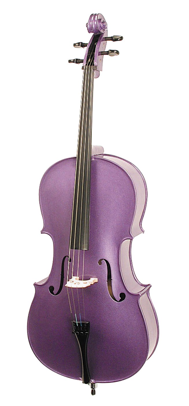 Stentor 1490EPU Harlequin Cello. 1/2 Purple