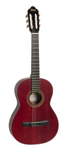Valencia VC203 200 Series 3/4 Size Classical Guitar. Transparent Wine Red