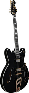 Hagstrom VIK67-G-BLK 67' Viking II Electric Guitar. Black Gloss